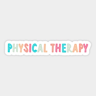 physical therapy Sticker